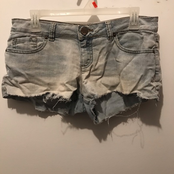 Light Blue Jean Shorts - Picture 1 of 3
